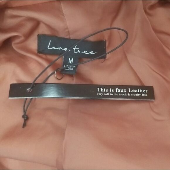 Love Tree Belted Moto Jacket - Picture 6 of 9